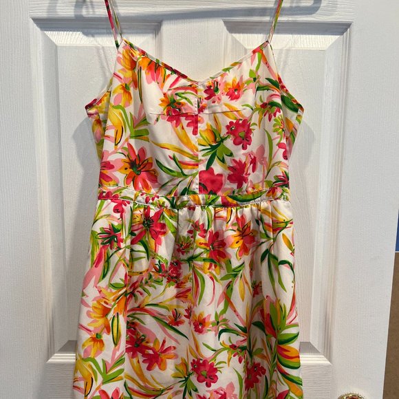 J. Crew Factory Dresses & Skirts - J.Crew Factory Women's Printed Seaside Cami Dress in pink multi, Size 10